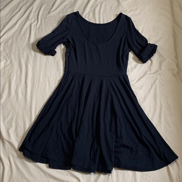 Poof! Black Long Sleeve Dress - Picture 4 of 4